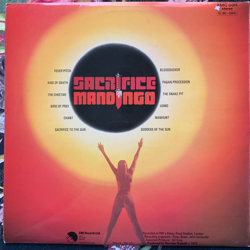 MANDINGO Sacrifice (EMI - UK original) (VG+/VG) LP