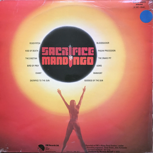 MANDINGO Sacrifice (EMI - UK original) (VG/VG+) LP