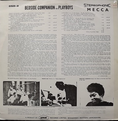 VARIOUS Percussion For Playboys (Mecca - UK original) (VG) LP