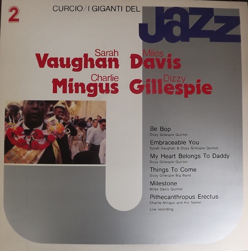 VARIOUS I Giganti Del Jazz Vol. 2 (Curcio - Italy original) (EX) LP