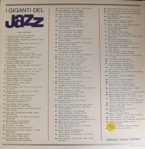 VARIOUS I Giganti Del Jazz Vol. 2 (Curcio - Italy original) (EX) LP