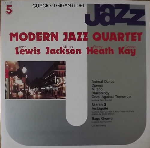 MODERN JAZZ QUARTET I Giganti Del Jazz Vol. 5 (Curcio - Italy original) (EX) LP