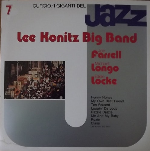 LEE KONITZ BIG BAND I Giganti Del Jazz Vol. 7 (Curcio - Italy original) (EX) LP