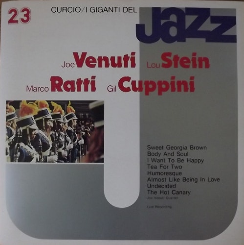 JOE VENUTI QUARTET I Giganti Del Jazz Vol. 23 (Curcio - Italy original) (EX) LP