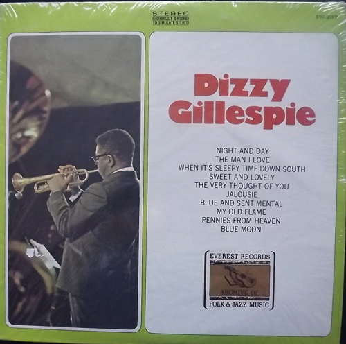 DIZZY GILLESPIE Dizzy Gillespie Archive Of Folk & Jazz Music - USA original) (NM/VG+) LP