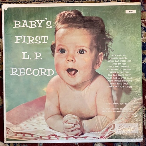 UNKNOWN ARTIST Baby's First L.P. Record (Broadway - USA original) (VG+) LP