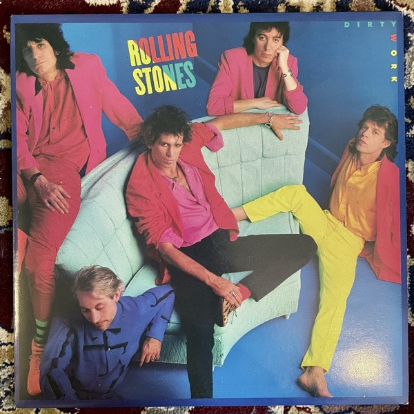 ROLLING STONES Dirty Work (Rolling Stones - Europe original) (EX) LP