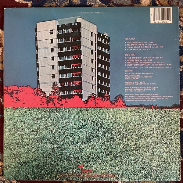 TEN YEARS AFTER Watt (Chrysalis - USA reissue) (VG+/VG) LP