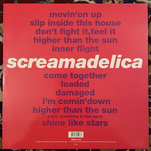 PRIMAL SCREAM Screamadelica (Creation - UK original) (EX) 2LP