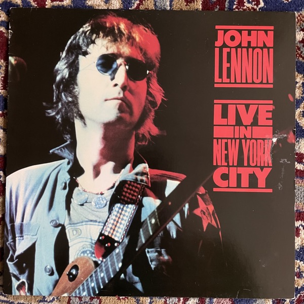 JOHN LENNON Live In New York City (Parlophone - Europe original) (VG/VG-) LP