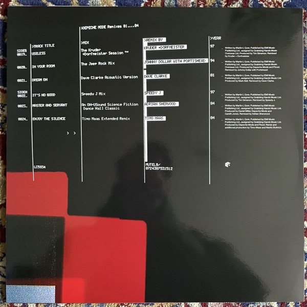DEPECHE MODE Remixes 81····04 (Record #4) (Mute - Europe original) (NM/EX) LP