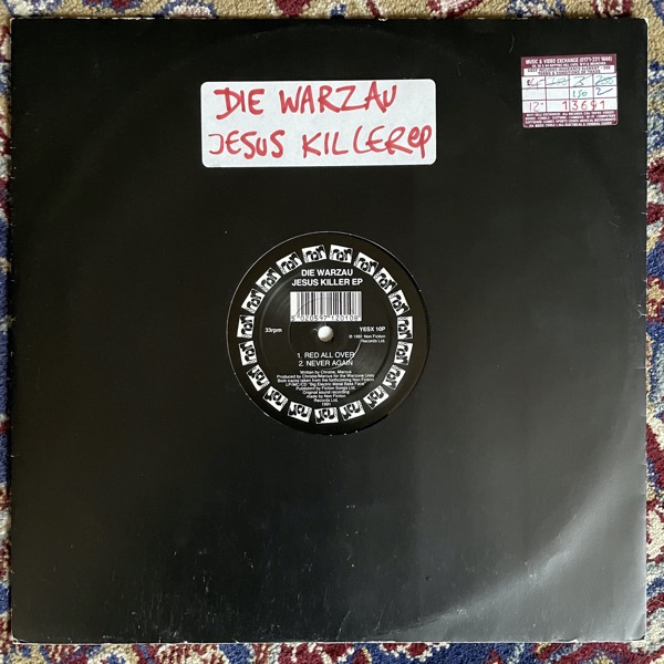 DIE WARZAU Jesus Killer EP (Promo) (Non Fiction - USA original) (VG/VG+) 12"