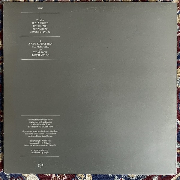 JOHN FOXX Metamatic (Virgin - UK original) (VG+/VG) LP