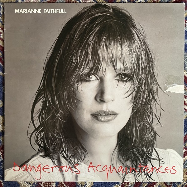 MARIANNE FAITHFULL Dangerous Acquaintances (Island - Sweden original) (VG/VG+) LP