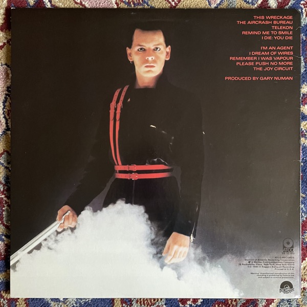 GARY NUMAN Telekon (ATCO - USA original) (VG+) LP