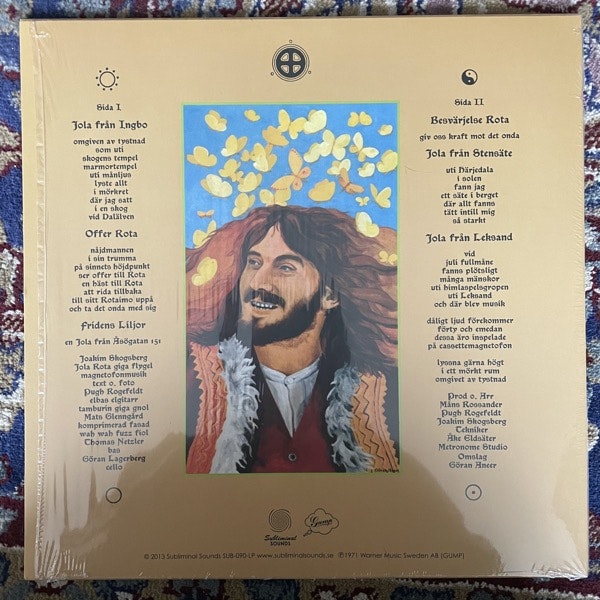 JOAKIM SKOGSBERG Jola Rota (Green vinyl) (Subliminal Sounds - Sweden reissue) (NM/EX) LP