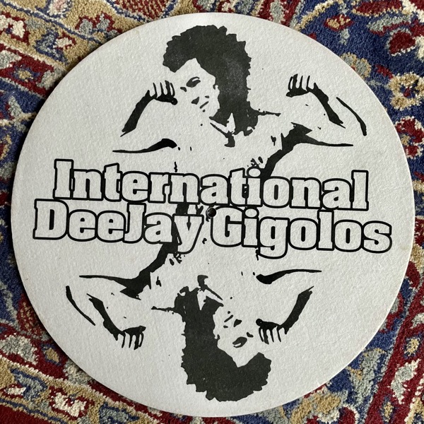INTERNATIONAL DEEJAY GIGOLO RECORDS Sid Vicious Logo (VG+/VG) 2xSLIPMAT