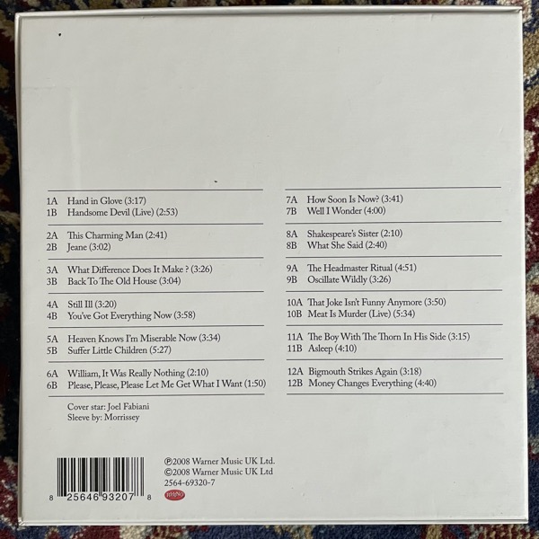SMITHS, the Singles Box (Rhino - UK original) (EX) 12x7" BOX