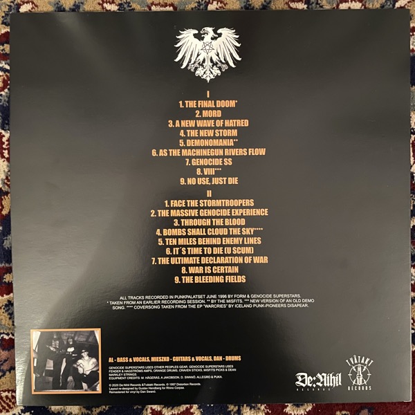 GENOCIDE SUPERSTARS Hail The New Storm (De:Nihil - Sweden reissue) (NM) LP