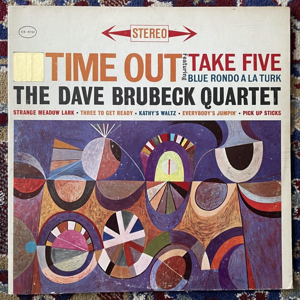 DAVE BRUBECK QUARTET, the Time Out (Columbia - USA 1971 reissue) (VG/VG-) LP
