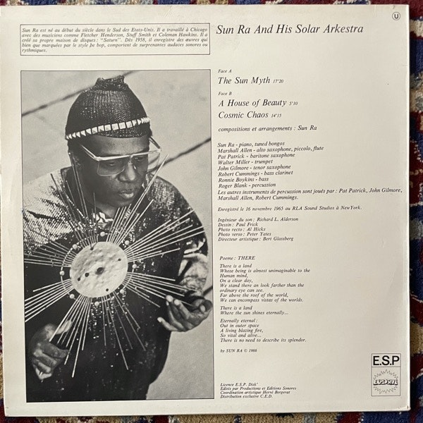 SUN RA The Heliocentric Worlds Of Sun Ra, Volume 2 (E.S.P