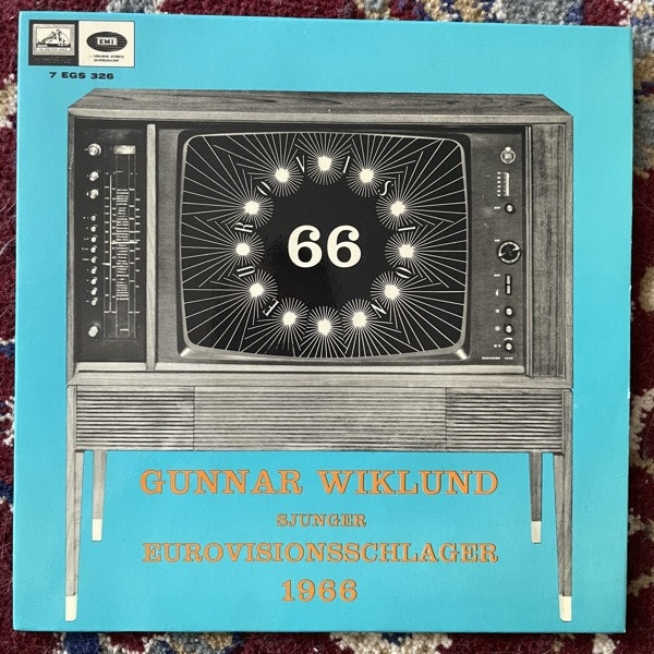 GUNNAR WIKLUND OCH MARIANNE Sjunger Eurovisionsschlager 1966 (His Master's Voice - Sweden original) (EX/VG+) 7"
