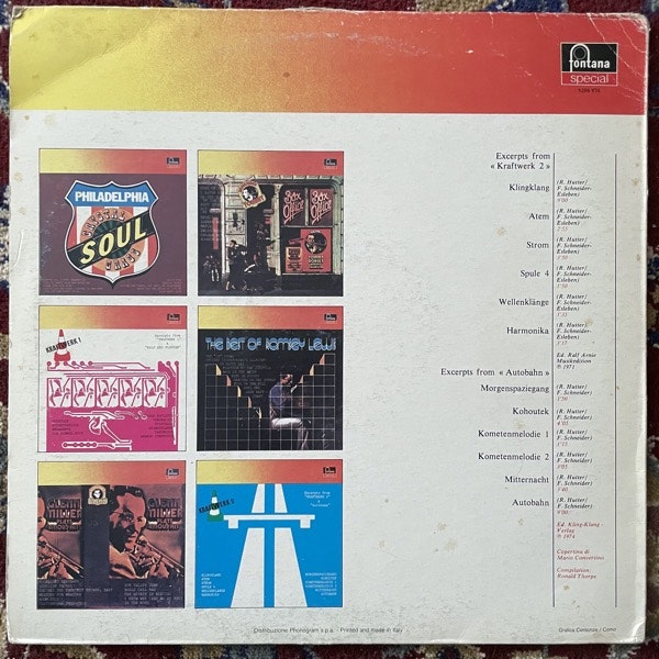 KRAFTWERK Kraftwerk 2 (Fontana - Italy original) (VG) LP