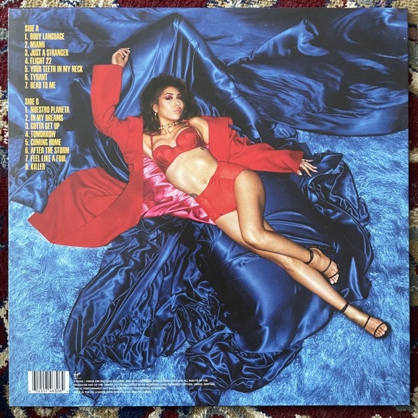 KALI UCHIS Isolation (Blue vinyl) (Virgin - Europe original) (EX/VG+) LP