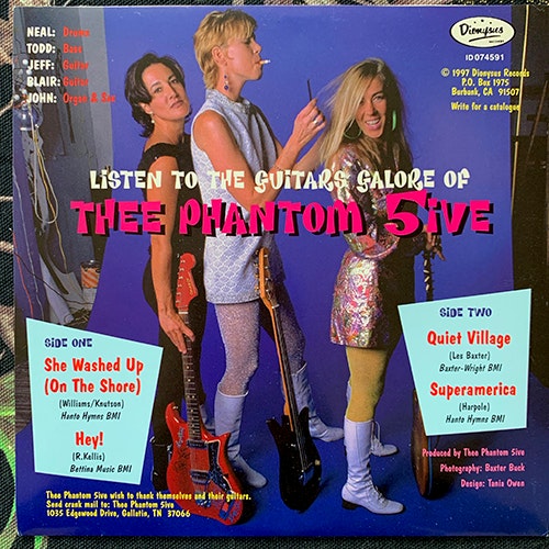 THEE PHANTOM 5IVE Guitars Galore (Dionysus - USA original) (EX/VG+) 7"