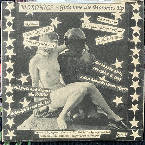 MORONICS, the Girls Love The Moronics (Ken Rock - Sweden original) (EX/VG+) 7"