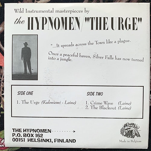 HYPNOMEN, the The Urge (Demolition Derby - Belgium original) (EX/VG+) 7"