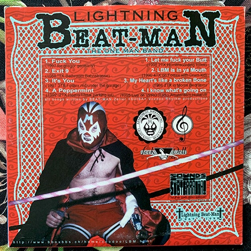 LIGHTNING BEAT-MAN Apartment Wrestling (Sounds of Subterrania - Germany original) (VG+) 7"