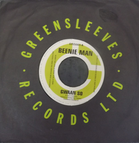 BEENIE MAN / FUTURE TROUBLES Split (Greensleeves - UK original) (VG+/EX) 7"