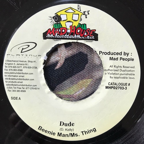 BEENIE MAN / MS. THING Dude (Mad House - Jamaica original) (VG) 7"
