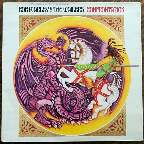 BOB MARLEY & THE WAILERS Confrontation (Island - Scandinavia original) (VG+) LP