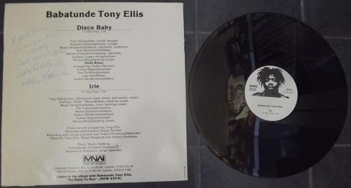 BABATUNDE TONY ELLIS Disco Baby (MNW - Sweden original) (VG+) 12"