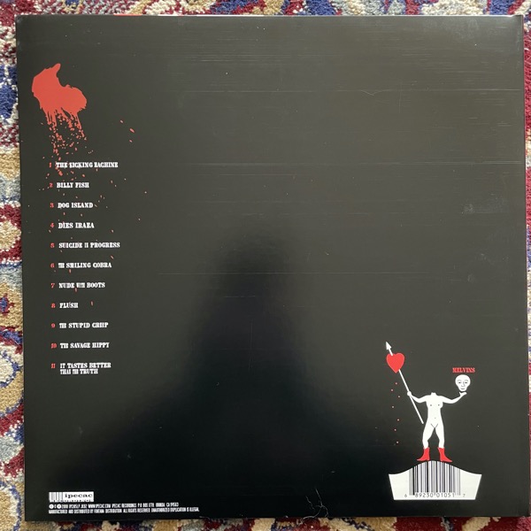 MELVINS Nude With Boots (Red vinyl) (Ipecac - USA original) (EX) LP