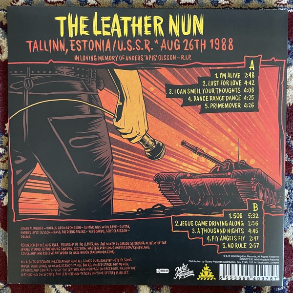 LEATHER NUN, the Vive la Fête! Vive La Révolution! (Wild Kingdom - Sweden original) (NM(EX) LP