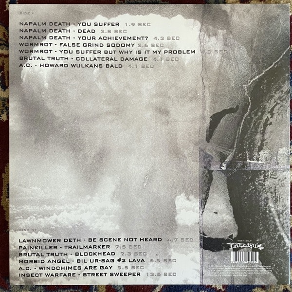 VARIOUS The Worlds Shortest Album (Earache - UK original) (NM/EX) 5"