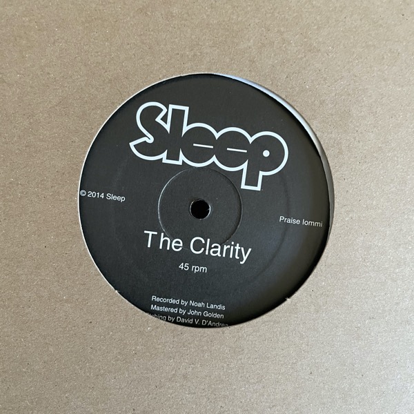 SLEEP The Clarity (Self released - USA original) (EX) 12"