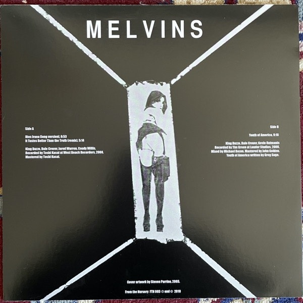 MELVINS Sludge Glamorous (Grey marbled vinyl) (From the Nursery - USA original) (EX) 12" EP