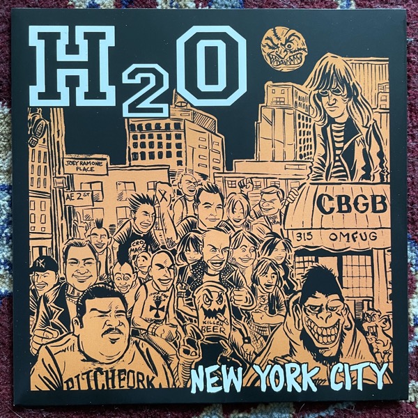 H2O New York City (Orange vinyl) (Bridge Nine - USA original) (EX) 7"
