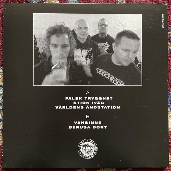 INSTITUTION Världens Ändstation (D-Takt & Råpunk - Sweden original) (NM/EX) 7"