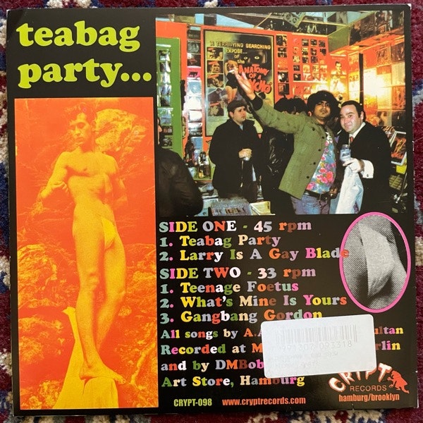 KING KHAN & BBQ SHOW, the Teabag Party (Crypt - USA original) (EX) 7"