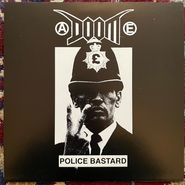 DOOM Police Bastard (Green vinyl) (Profane Existence - USA reissue) (EX/VG+) 7"