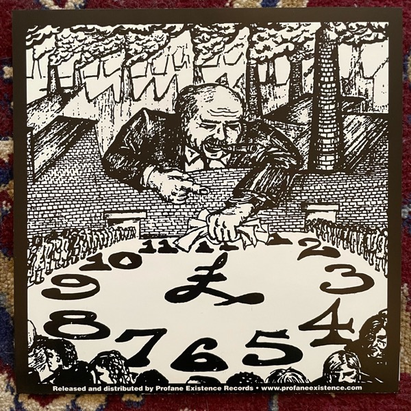 DOOM Police Bastard (Green vinyl) (Profane Existence - USA reissue) (EX/VG+) 7"