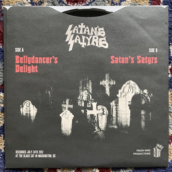 SATAN'S SATYRS Live At The Black Cat (Trash King - USA original) (EX) 7"
