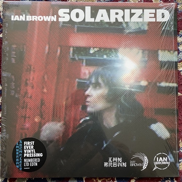 IAN BROWN Solarized (Fiction - UK reissue) (NM/EX) LP