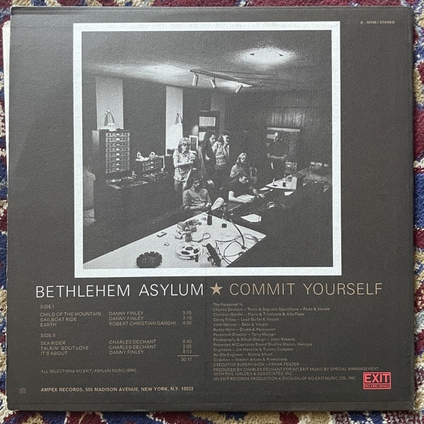 BETHLEHEM ASYLUM Commit Yourself (Ampex - USA original) (VG+) LP