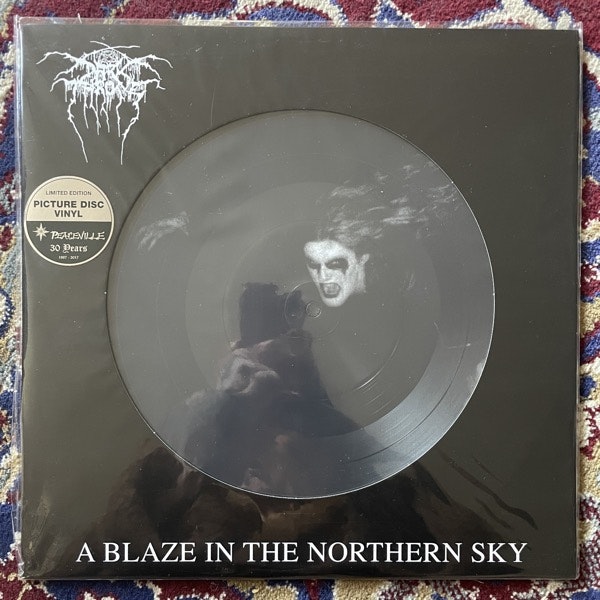 DARKTHRONE A Blaze In The Northern Sky (Peaceville - Europe reissue) (NM/EX) PIC LP